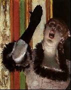 Edgar Degas Singer With a Glove oil painting picture wholesale
